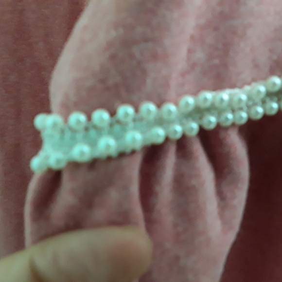 Weekend Suzanne Betro Bell Sleeve Pearl Detail Sweatshirt - Picture 2 of 8